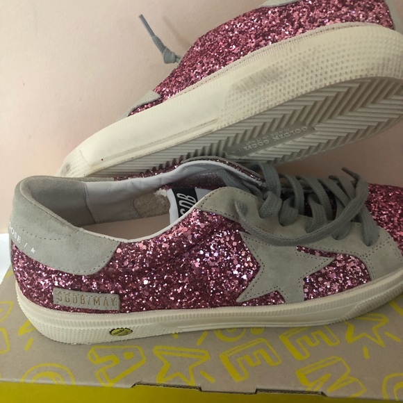 GOLDEN GOOSE Superstar May Pink Glitter Sneakers BRAND NEW - Picture 9 of 12